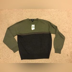 DOCKERS MENS NWT V NECK SWEATER SZ L ACRYLIC